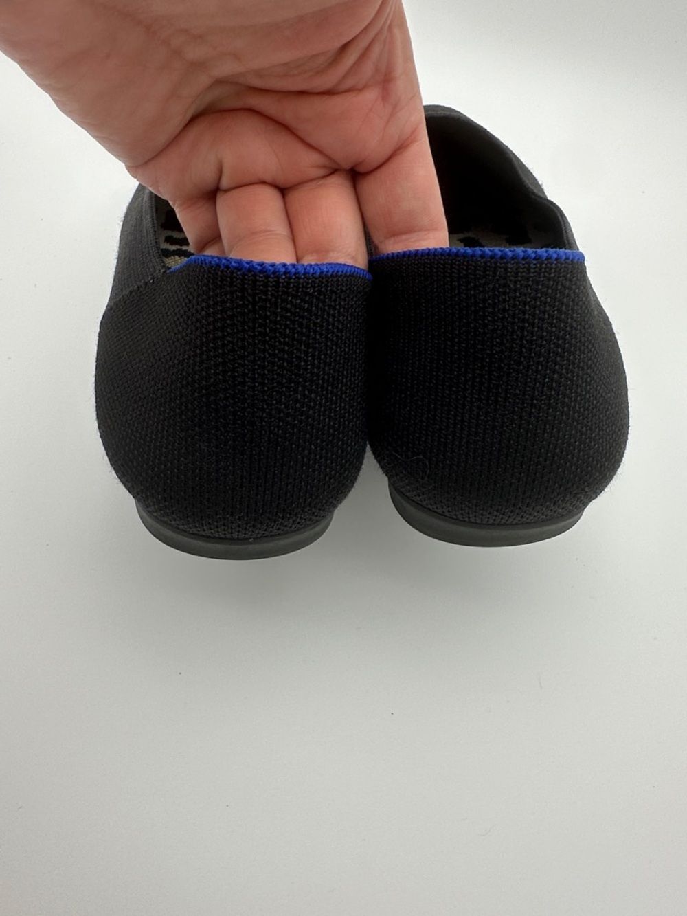 Rothy’s The Almond Loafer Size 9.5 Black Casual Weekend Comfortable Office Shoe - Picture 13 of 16